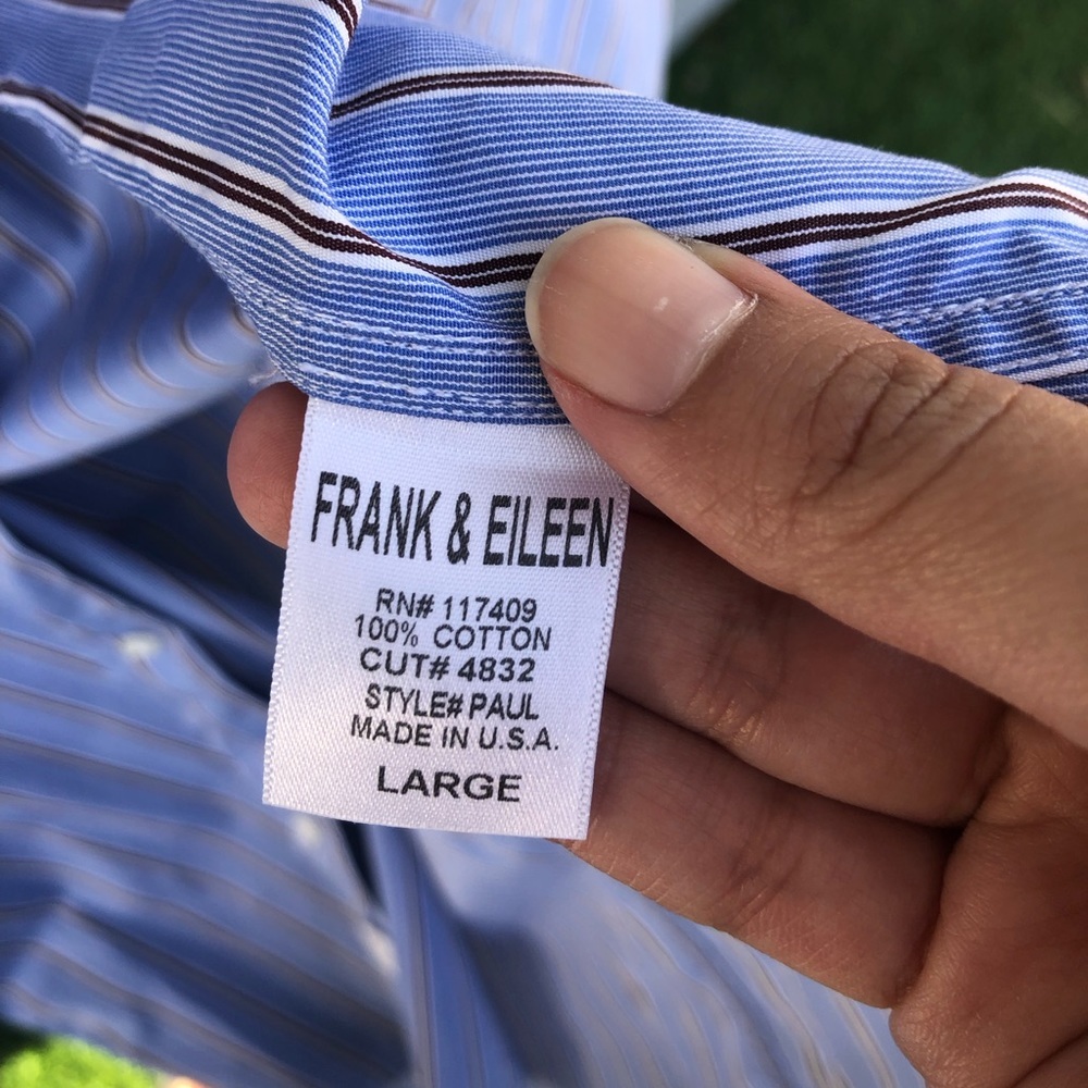 Frank & Eileen button up shirt large - Picture 5 of 7